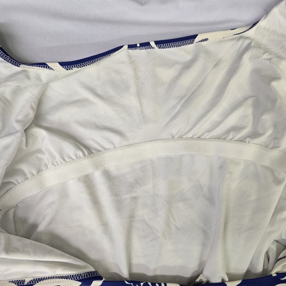 NWOT Madewell Second Wave Square Tank One Piece Swimsuit- Tropical Floral, XL - Picture 10 of 11